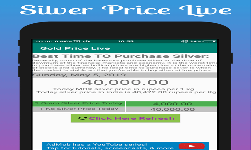 Amazon Com Gold Silver Price Live Appstore For Android