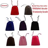 50PCS 2" X 3" Velvet Cloth Drawstring Bags Jewelry Bags Pouches Rainbowroseus Small Candy Gift Bags Christmas Party Wedding Favors Bags Mixed Colors