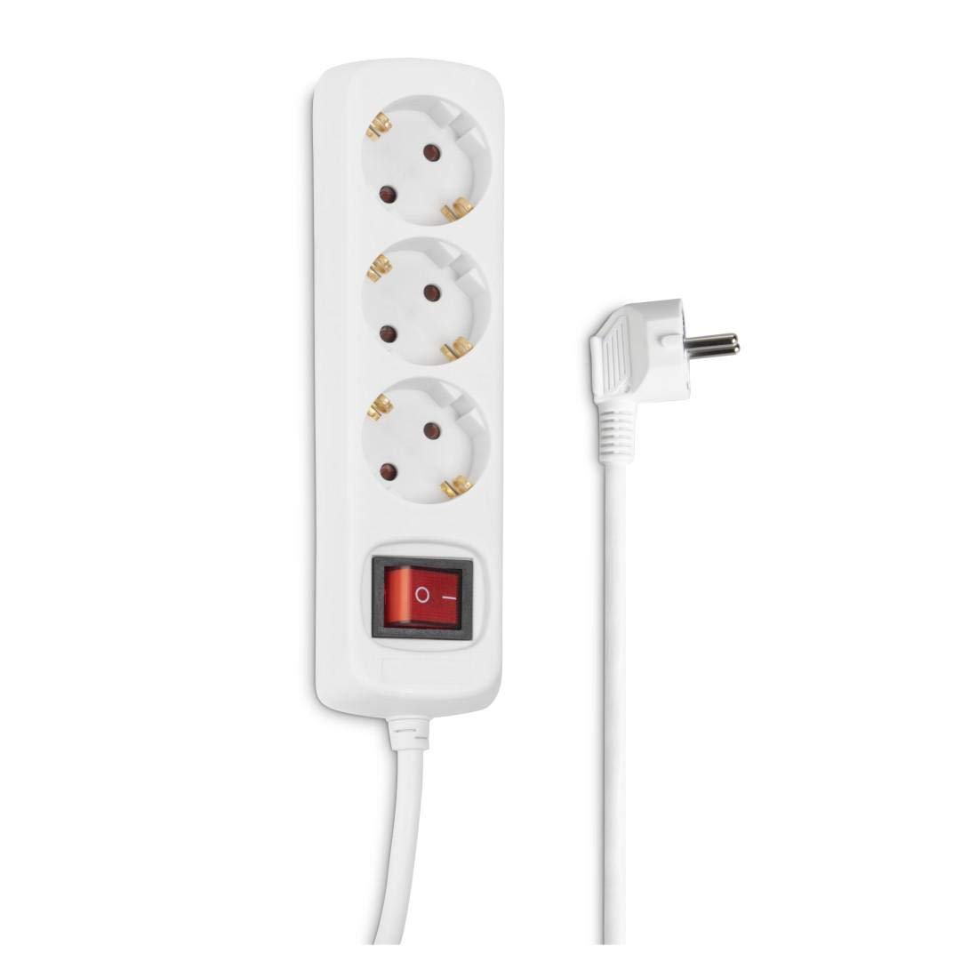 Hama 00108815 surge protector - surge protectors (White, Plastic)