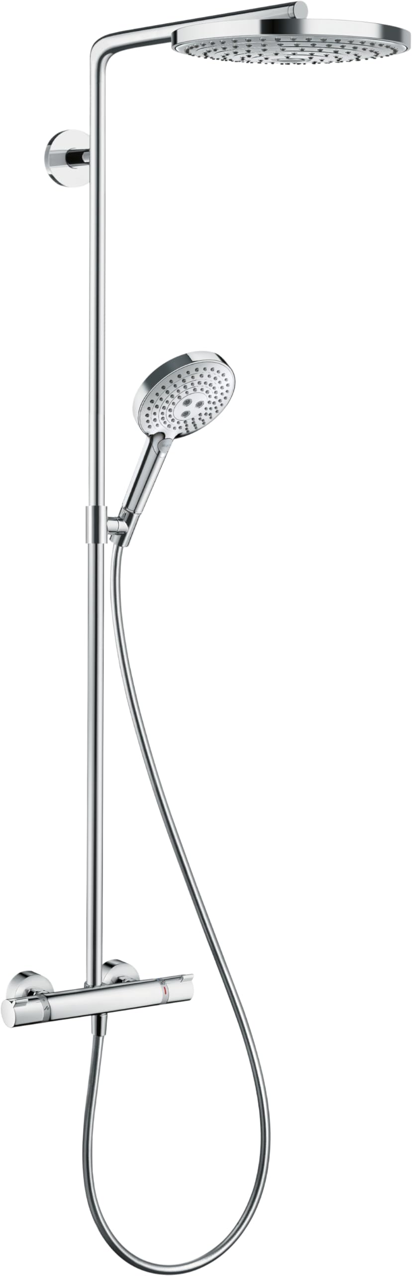 hansgrohe Raindance Select S Showerpipe 240 2jet with thermostatic shower mixer