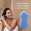 Body-BrushSilicone-Body-Brush-Childrens-Bath-Silicone-Brush-Exfoliating-Body-Scrubber-for-Washing-Hair-and-Bathing-Multifunctional-Massage-Brush-Blue-blue Body Brush,Silicone Body Brush Children's Bath Silicone Brush Exfoliating Body Scrubber for Washing Hair and Bathing…
