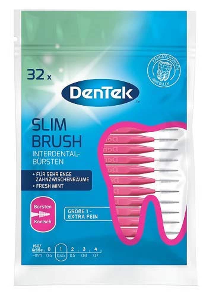 Dentek Slim Extra Fine Brush, 32 Pieces