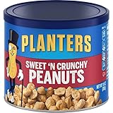 Planters Sweet 'n Crunchy Peanuts (10 oz Canisters, Pack of 6)