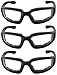 OWL - Padded Riding Glasses - Clear Lens (3 Pack)