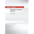 Lectures on linear algebra