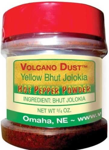 Yellow Bhut Jolokia Powder (Ghost)- Very Hot by Volcanic Peppers