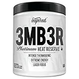 Inspired Nutraceuticals 3MB3R | Platinum Heat Reserve Intense Thermogenic, Carnitine, Ashwagandha, Dynamine, Cocobuterol, Dandelion Extract, Choline | Maui Wowie | 40 Servings