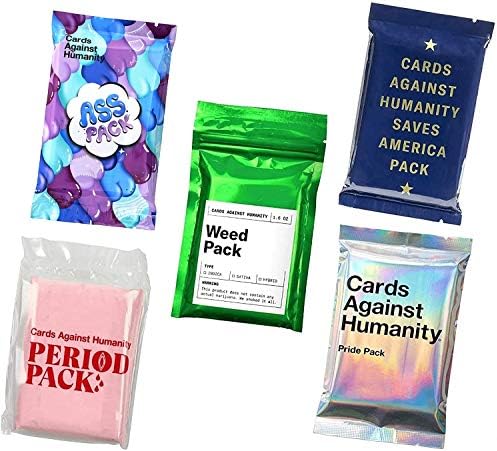 Cards Against Humanity Weed &amp; Period &amp; Pride &amp; Ass Pack &amp; Saves America ...