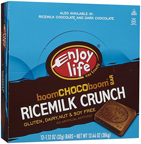 Enjoy Life Boom Choco Boom Chocolate Bar - Rice Milk Crunch - 1.12 oz - 24 Count