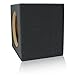 MDF Sub Woofer Enclosure Box [Black] for Single JL Audio W6v3 Car Subwoofer | ¾ Premium MDF Construction | Made in U.S.A. (10