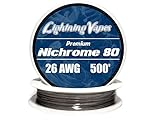 Genuine Lightning Vapes ® 26 AWG Nichrome 80 Wire 25' 50' 100' 250' 500' 1000' (500')