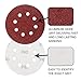 Coceca 100pcs Orbit Sander Sanding Discs 5-Inch 8-Hole Hook and Loop Sandpaper, 20pcs Each 40/60/80/150/240 Grits Sandpaper, Fit for Random Orbit Sander