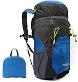 Ronweix 40L Ultra Lightweight Waterproof Travel Backpack Durable Packable Daypack for Camping Hiking