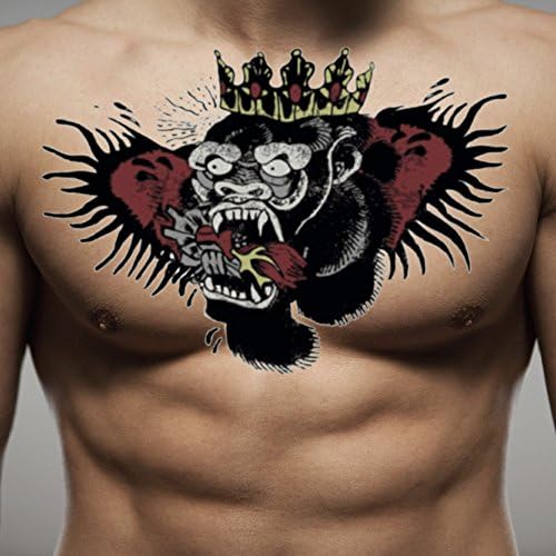 McGregor Chest Temporary Tattoo | Fake Tattoo Sticker (Set of 2) - TOODTATTOO.COM