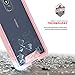 Zizo Ion Series Compatible with Nokia 3.1 Plus Case Military Grade Drop Tested with Tempered Glass Screen Protector Rose Gold Clear