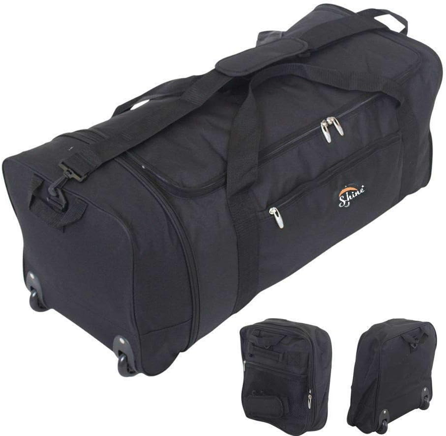 XL Extra Large 30 Inch Wheeled Travel Luggage Suitcase Holdall Case