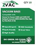 Hoover For Hoover C2401 and C2401-010 backpack vacuums (Similar to OEM-401000) Filter Bags by ZVac (Pack of 10)