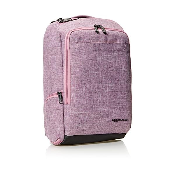 Amazon Basics Slim Carry On Laptop Travel Overnight Backpack Purple