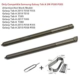 FXDTECH P580 P585 Stylus S Pen Replacement Parts for Samsung Galaxy Tab A 10.1 2016 SM-P580 P580 P585 Stylus S Pen +Replacement Tips/Nibs Black