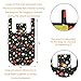 Flower Reusable Grocery Bags Durable 5 Pack Bulk Shopping Totes for Groceries Folding into Cube Zipper Pouch Foldable Shopping Bag Ripstop Reusable Bags for Travel Men Women