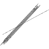 12 Pcs Scroll Saw Blades, with Spiral Teeth for Wood Metal Plastic Cutting Sawing Carve Handheld Scroll Saw(#7)