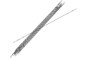 12 Pcs Scroll Saw Blades, with Spiral Teeth for Wood Metal Plastic Cutting Sawing Carve Handheld Scroll Saw(#5)