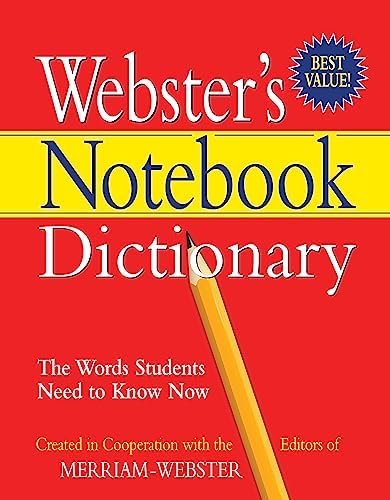 Webster's Notebook Thesaurus - Designed for students - Fits in a 3