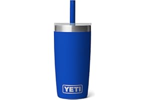 YETI Rambler Jr. 10 Oz Tumbler with Silicone Straw Lid, Royal Blue