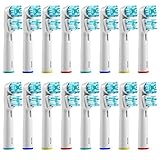 16pcs Replacement Toothbrush Heads Dual Clean for Braun ORAL B SB-417A (16)