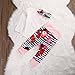3PCS Newborn Baby Girl Top Romper+Pants Leggings Coming Home Outfits Set Clothes (0-3 Months, Arrow)