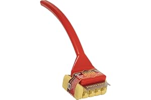 Grill Rescue BBQ Replaceable Scraper Cleaning Head, Bristle Free - Durable and Unique Scraper Tools for Cast Iron or Stainless-Steel Grates, Barbecue Cleaner (Grill Grate Brush with Scraper)