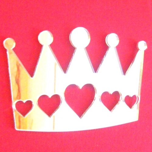 Super Cool Creations Crown of Hearts Mirrors - 50cm x 30cm