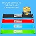 Resistance Band Home Workout Set ✓Exercise E-Book Included ❗Don't be fooled by cheap bands, 95% Of Customers Rate Ours 4✮ or 5✮ Set of 4 Latex Exercise Bands For Women & Men #ResistanceBands