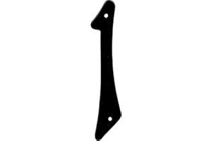 Hillman 841618 Black 4-Inch Nail Die Cast Aluminum, House Number 1