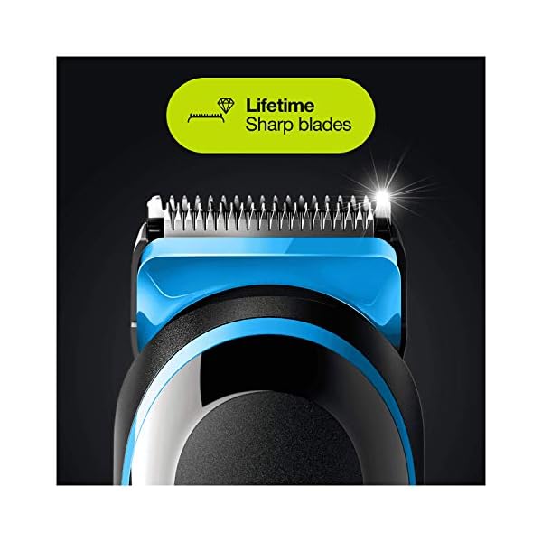 Braun All-in-one Trimmer 3 MGK3245, 7-in-1 Beard Trimmer For Men, Hair Clipper, For Face, Hair, 5 Attachments, Black…