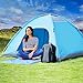 BATTOP 3-4 Person Water Resistant Camping Tent With Carry Bag for Backpacking,3 Season,Ideal Shelter for Casual Family Camping,Hiking,Outdoor Use
