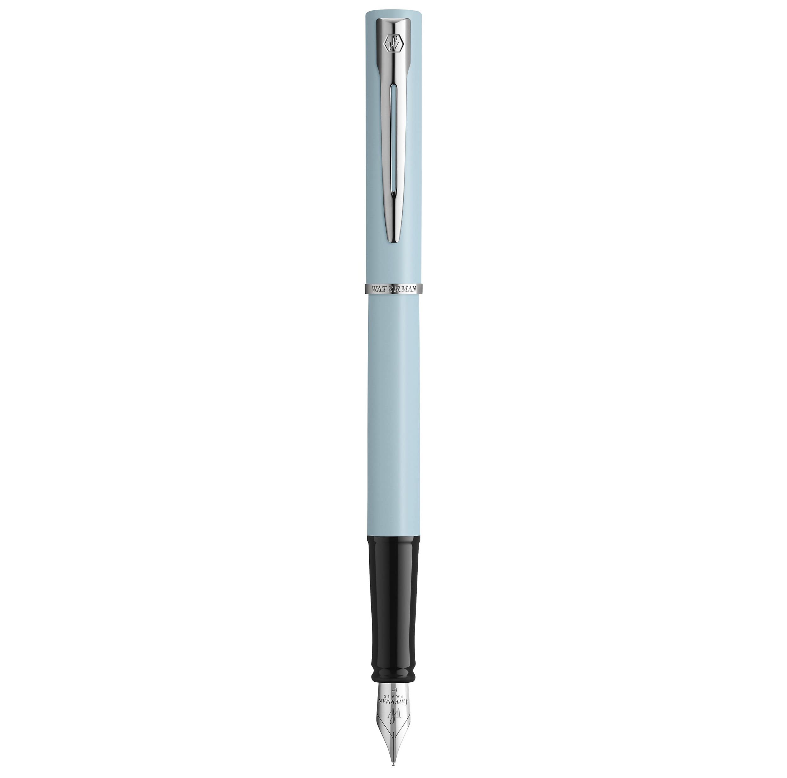 Waterman Allure Fountain Pen | Baby Blue Pastel Lacquer | Fine Nib | Blue Ink | With Gift Box