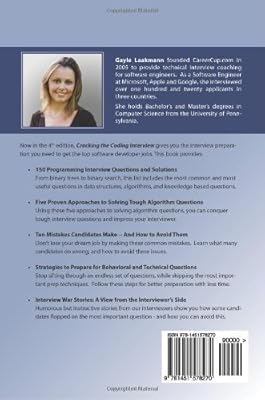 Cracking The Coding Interview Fourth Edition 150 Programming Interview Questions And Solutions Laakmann Gayle 9781451578270 Amazon Com Books