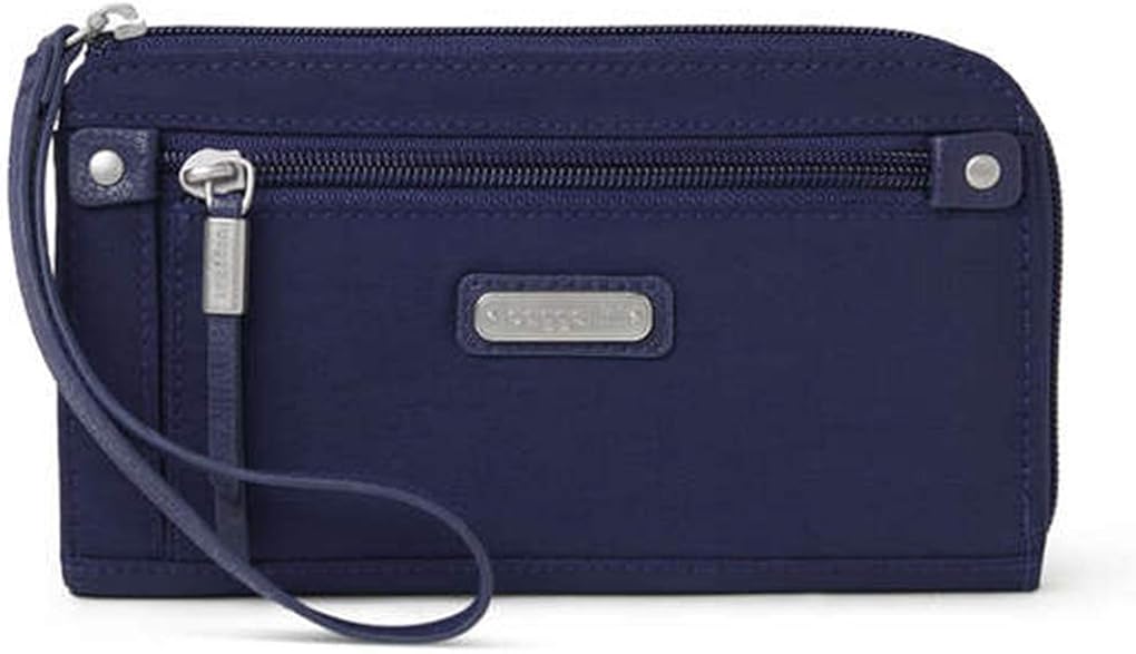Baggallini Women's Zippered Wallet, Navy, One Size Amazon.ca Clothing