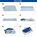Kamileo Resistance Bands, Exercise Bands Set - Resistance Bands for Legs and Butt, Home Fitness (Blue)