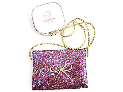 Lovely Little Girl Kids Children Messenger Bag/Bling Bling Shoulder Bag /Handbag/Color Purple