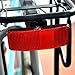 C-Pioneer Bicycle Bike Safety Caution Warning Reflector Disc For Rear Pannier Racks Frame