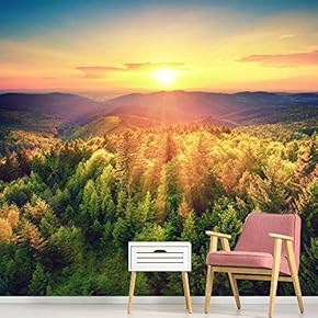 signwin Wall Mural Forest Removable Self-Adhesive Wallpaper Wall...