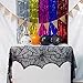 Halloween Decorations Black Lace Spiderweb Fireplace 18x96 Inch Mantle Scarf Cover Party Supplies