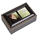 First Communion Boy Distressed Black Keepsake Music Box - Plays Tune Handel's Hallelujah
