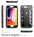 iPhone 7 Plus / iPhone 8 Plus Case, Poetic Revolution [360 Degree Protection]- Full-Body Rugged Heavy Duty Case w/ Built-in-Screen Protector for iPhone 7 Plus / iPhone 8 Plus Black