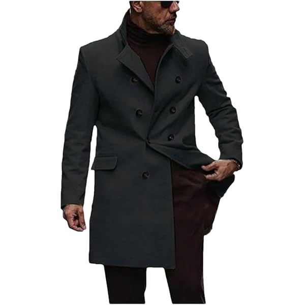 ジャケット・アウター doublet over sized pea coat ZARA MENS MEN GREY DOUBLE-FACED PEA COAT SIZE M MEDIUM (38