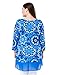 Chicwe Women's Floral Printed Plus Size Tunic Top with Chiffon Hem Size 12-28