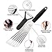 Fish Spatula - Slotted Turner Stainless Steel, Flexible Spatula for Turning, Transferring and Grilling for Egg, Meat, Pancakes + Vegetable Peeler Set