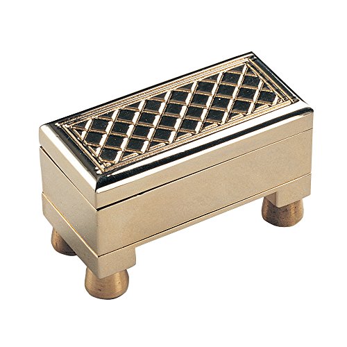 Bits and Pieces - Brass Treasure Chest - Brainteaser Puzzle Box - Includes Compartment for Small Treasures